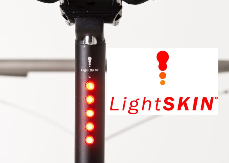 Bicycle lightskin seatpost