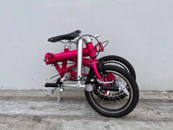 Cyclelah folding shaft bike 16″ Hot Pink
