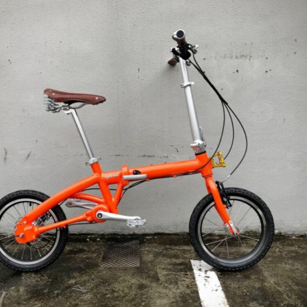 Cyclelah folding shaft bike 16″ Orange